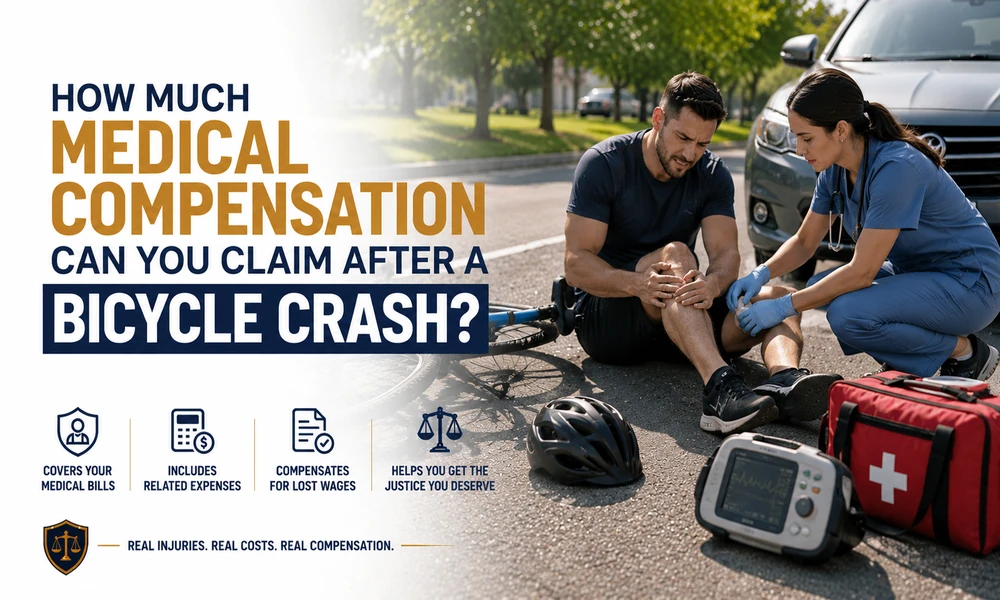 How Much Medical Compensation Can You Claim After a Bicycle Crash?